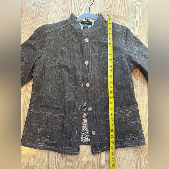 KAKTUS Embroidered Button Up Jacket Size Small - Picture 3 of 5
